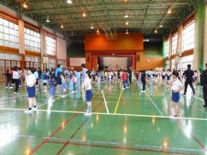 鉢形小学校で国体ｐｒ いきいき茨城ゆめ国体19 第74回国民体育大会鹿嶋市実行委員会