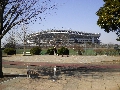 卜伝の郷運動公園から見たカシマサッカースタジアム