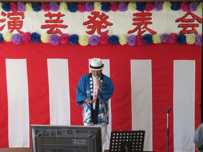 演芸発表会の様子