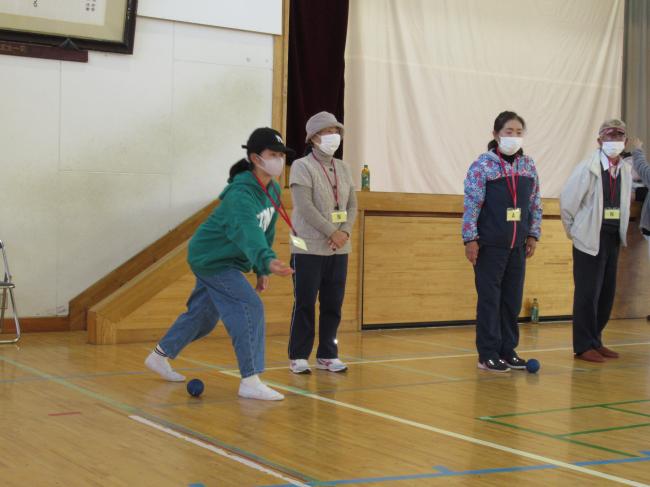 ボッチャ大会の様子