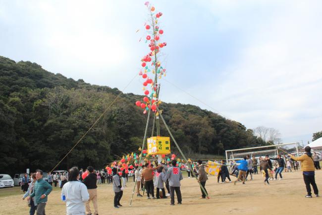 ミニ提灯祭りの様子です