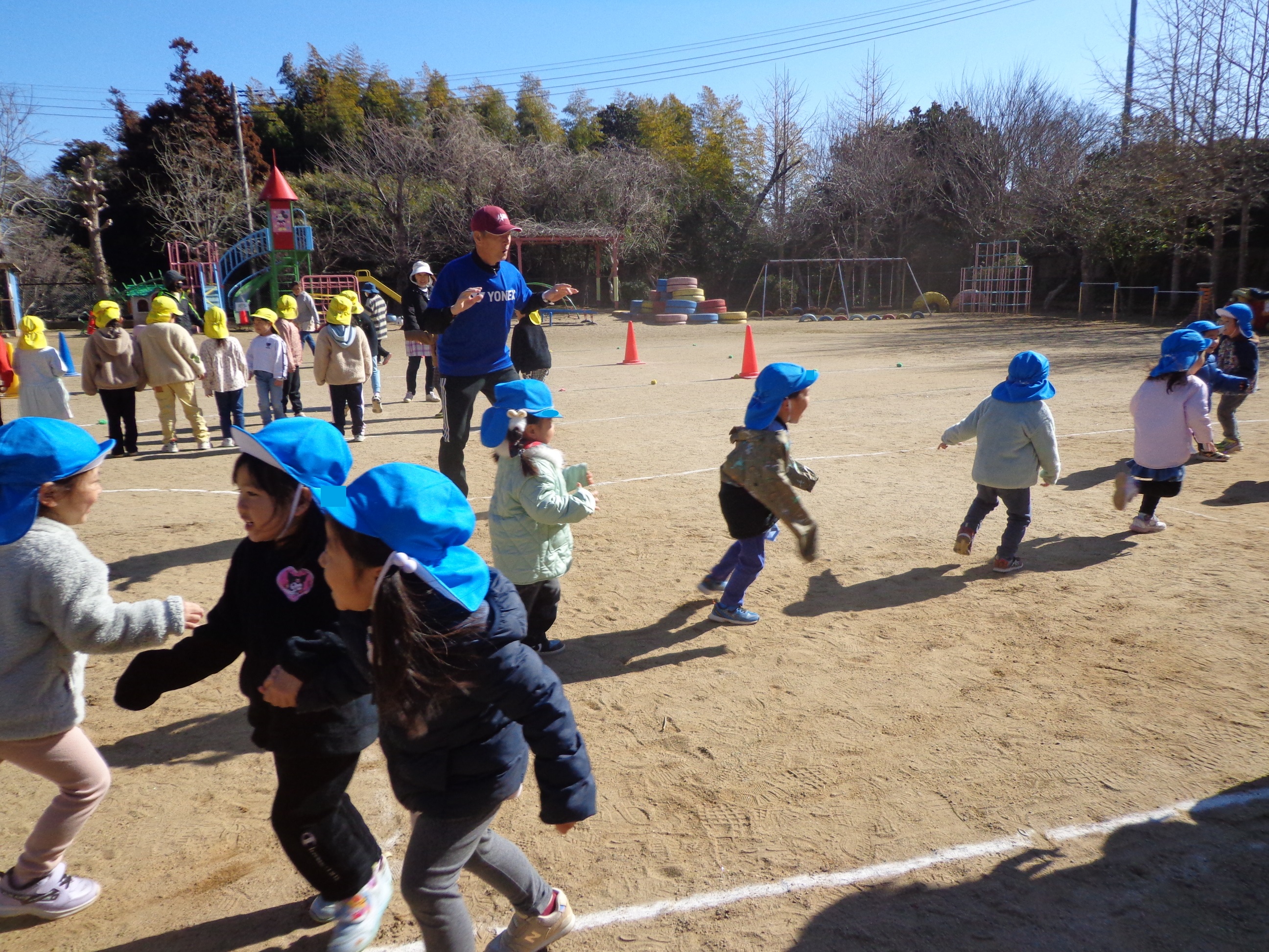 鬼ごっこ遊び・年少組