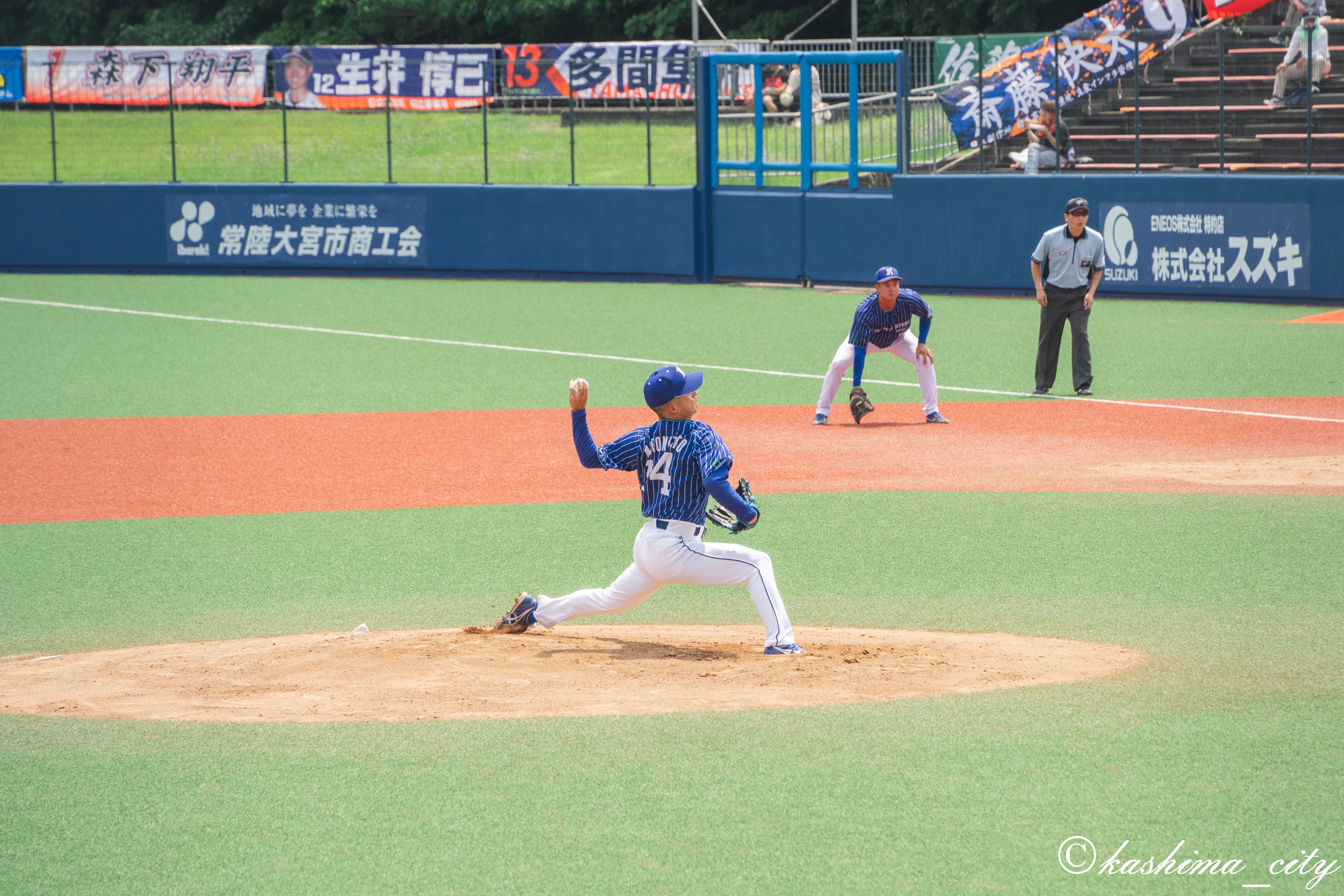 先発登板し9回まで投げ切った諸見里選手