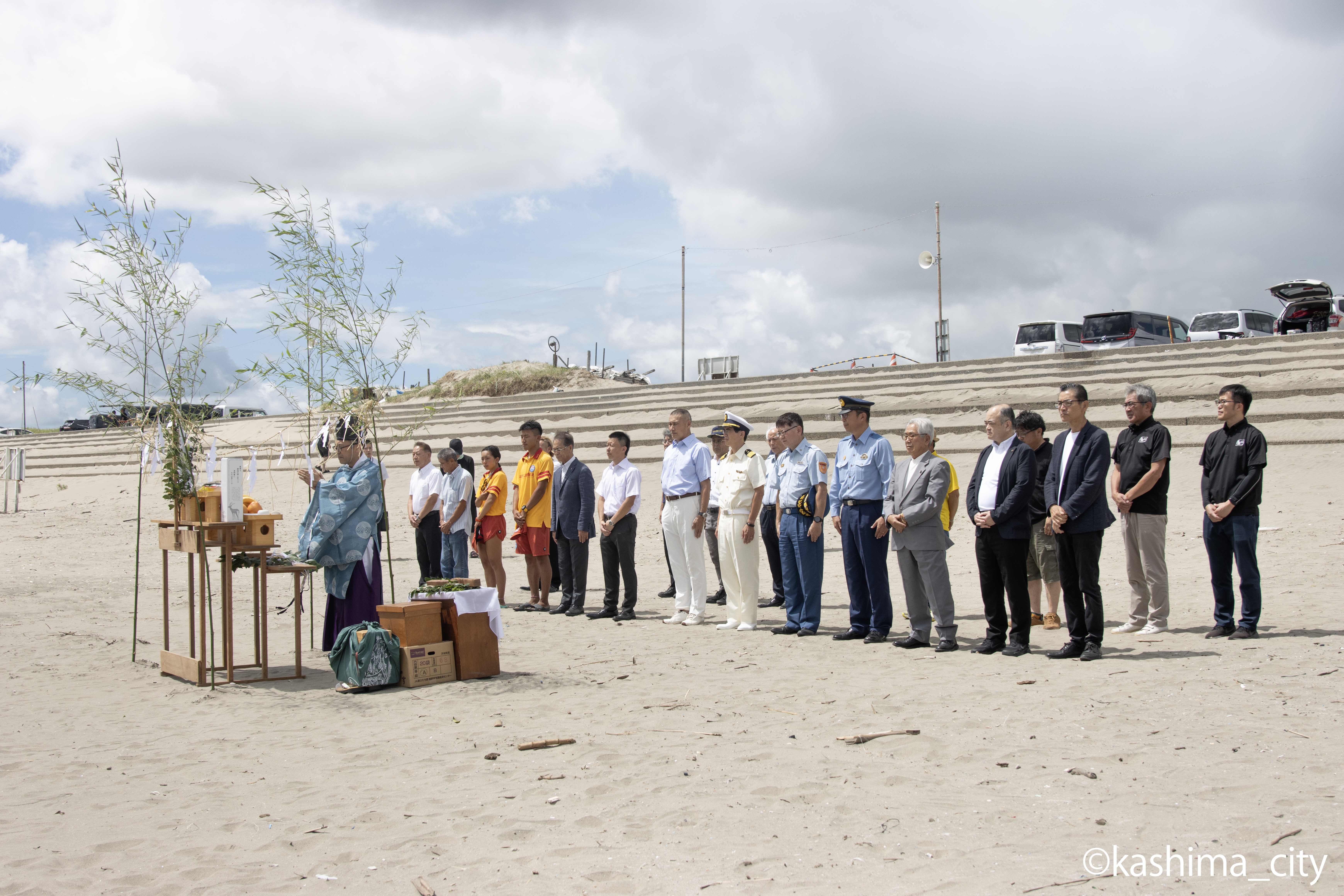 安全祈願祭に参加した皆さん