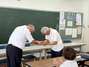 毎朝ラジオ体操　表彰