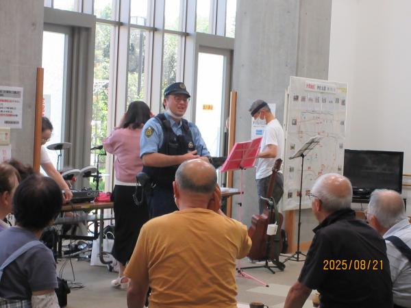 警察の方のお話