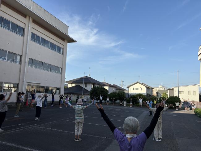 毎朝ラジオ体操