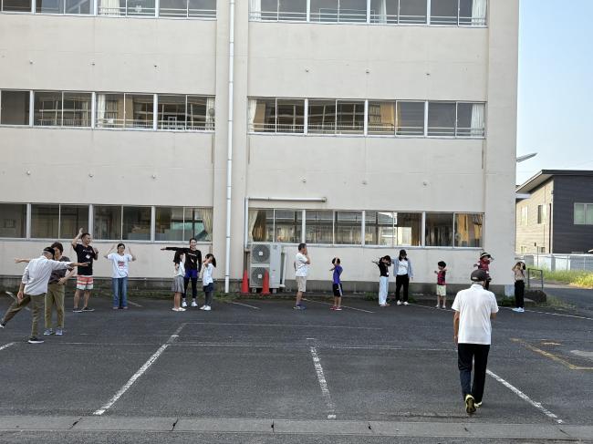 毎朝ラジオ体操