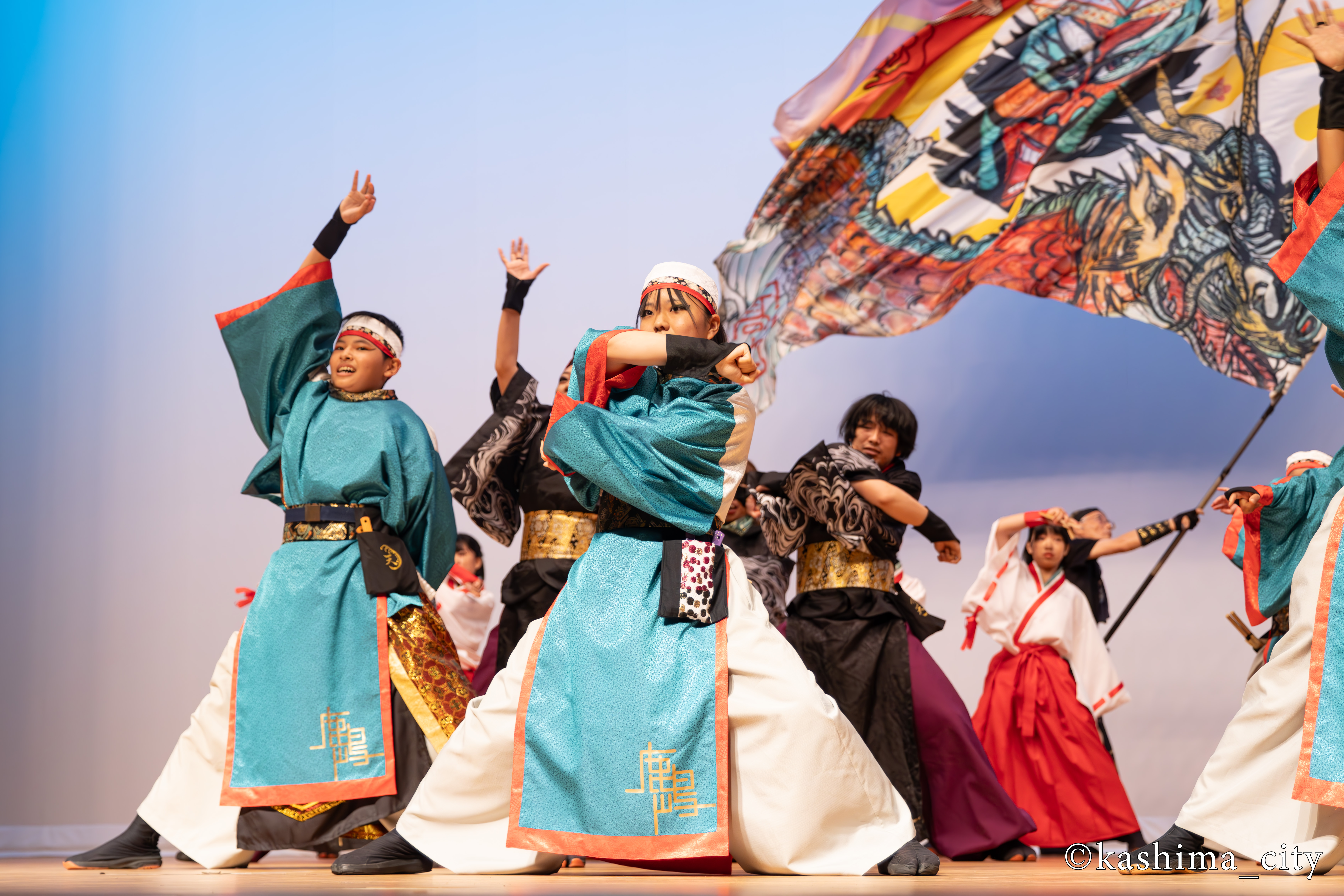 一丸天舞(いちがんてんぶ)によるよさこい演武