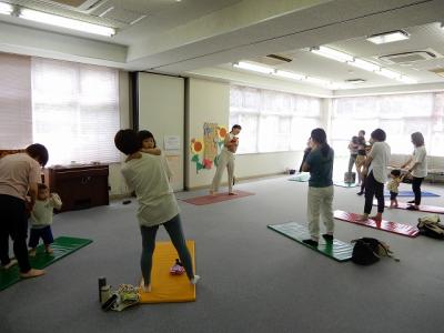 抱っこしてゆらゆら