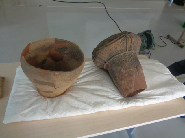 鹿嶋市で発掘された土器