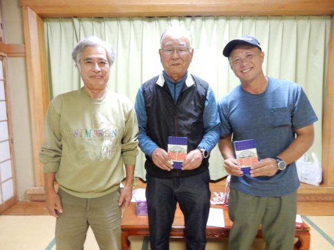 上位3名（原さん井関さん宮本さん）の写真