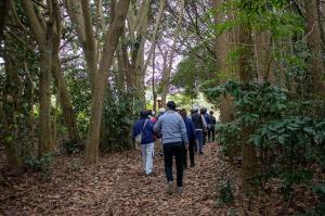 森の奥にすすみます。