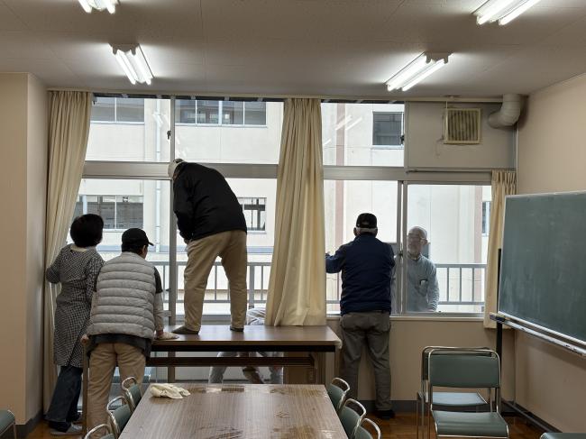 館内大掃除