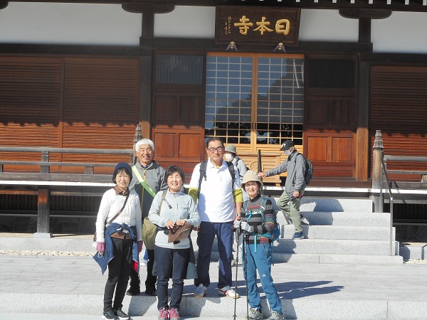 日本寺まで記念写真