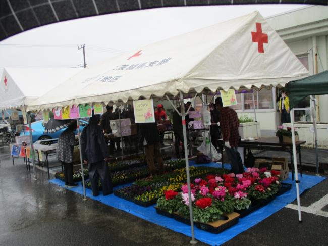 体育部花販売の写真