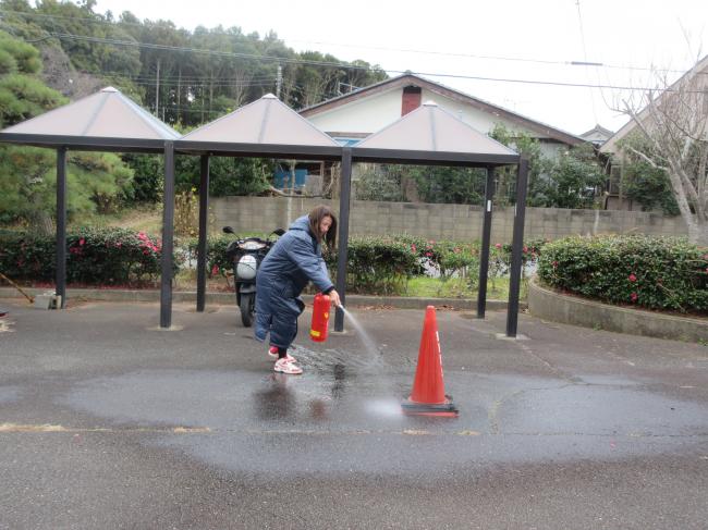 公民館　防災訓練　12.23