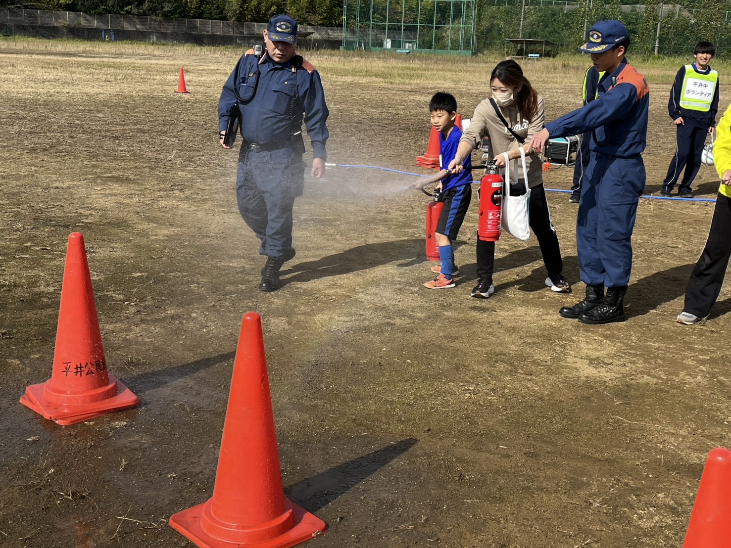 消火訓練の様子