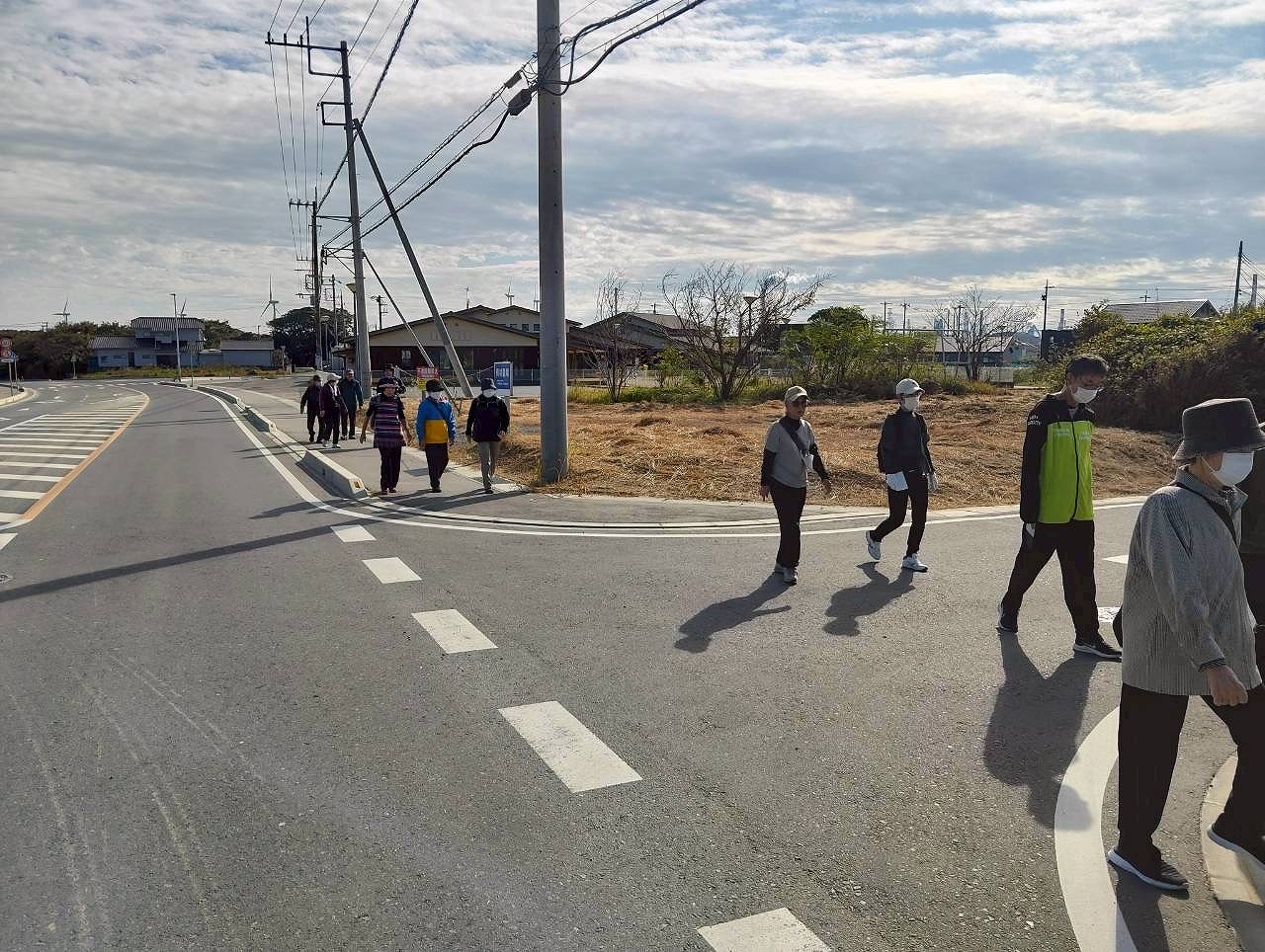 ウォーキングの様子