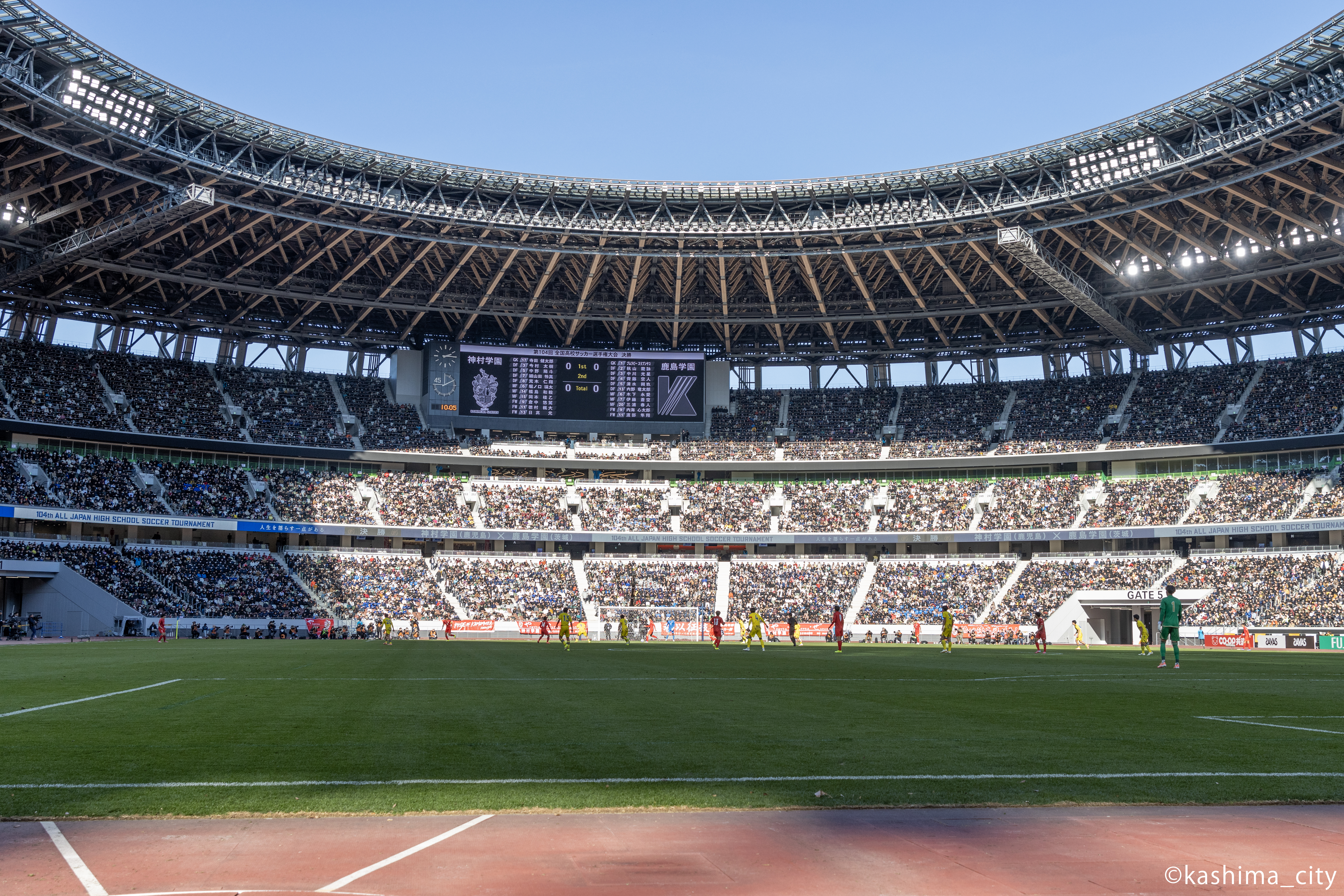 Mufgスタジアム全体の様子