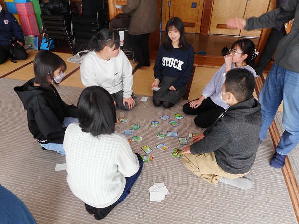 中学生も含め中学生と小学校５、６年生で勝負