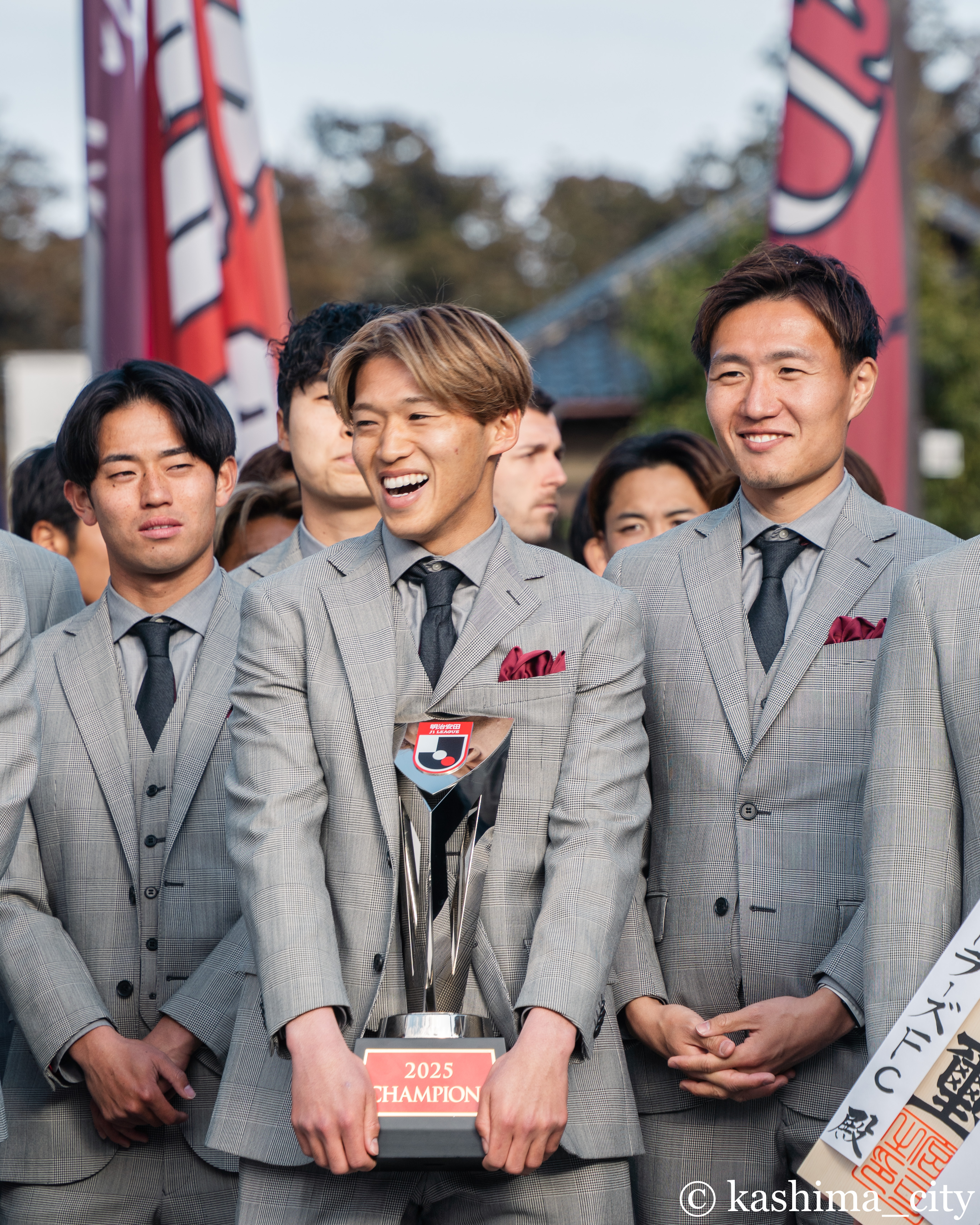 優勝パレードの様子