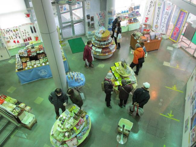 お土産コーナーの写真