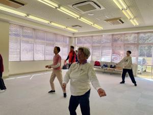 音楽にあわせて