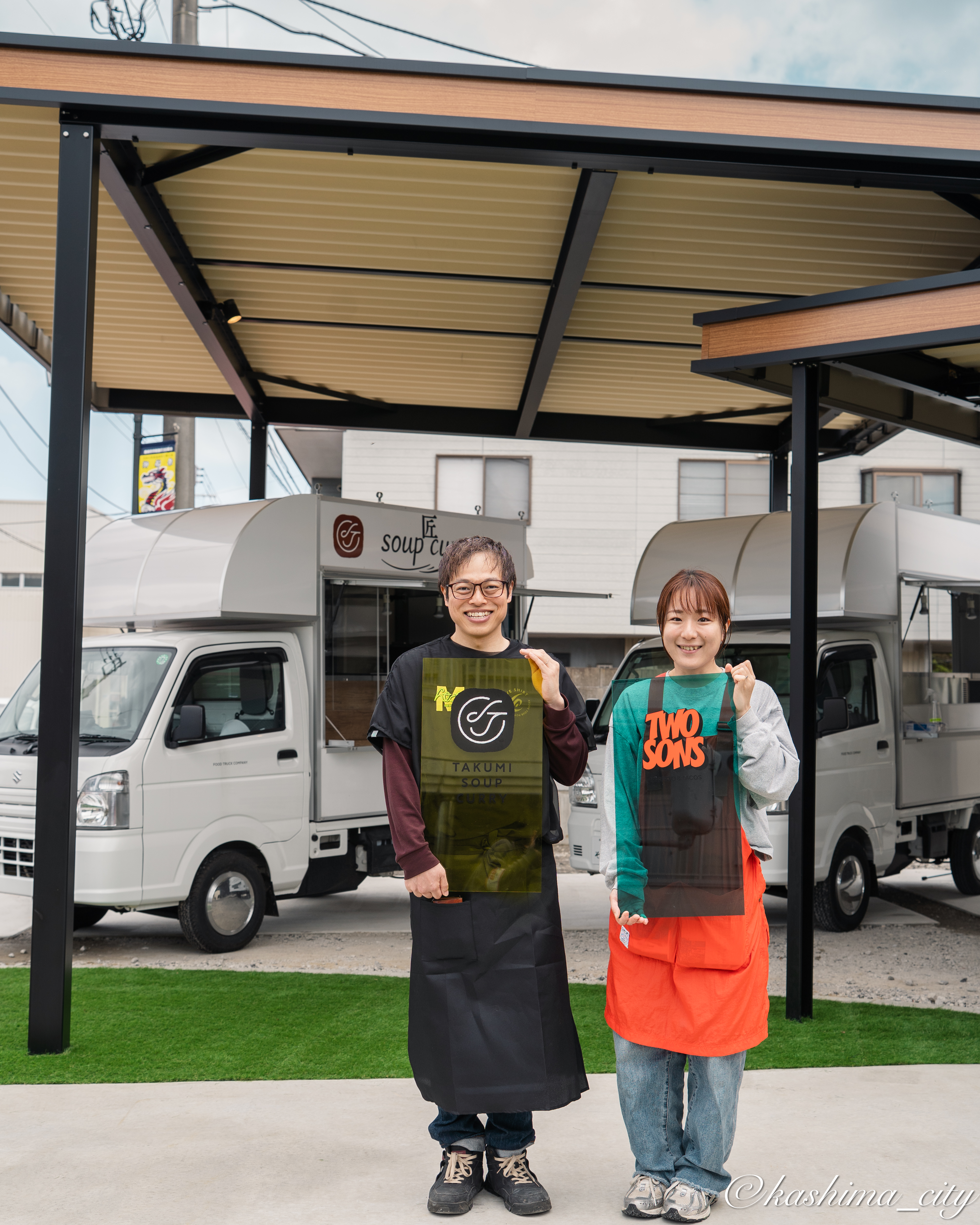 匠 soup curry　小橋さんと TWO SONS　清水さん