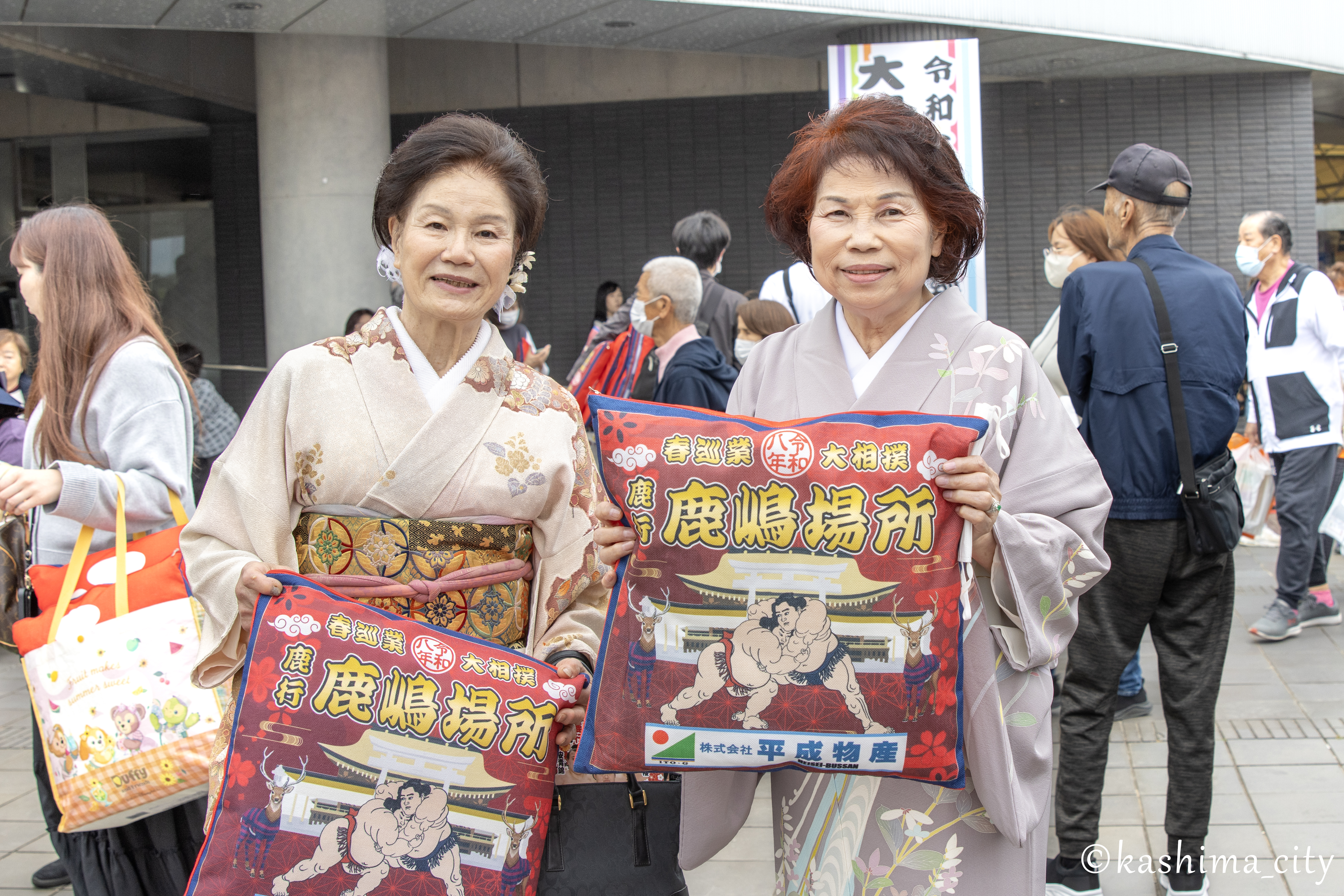 鹿行鹿嶋場所座布団2