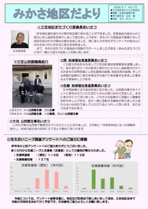 みかさ地区だより172号