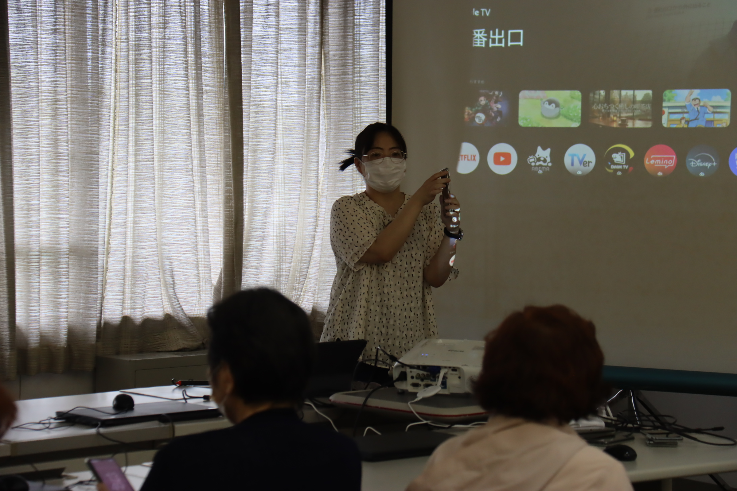 第1回市民カレッジ初心者向けスマホ体験教室活動報告②