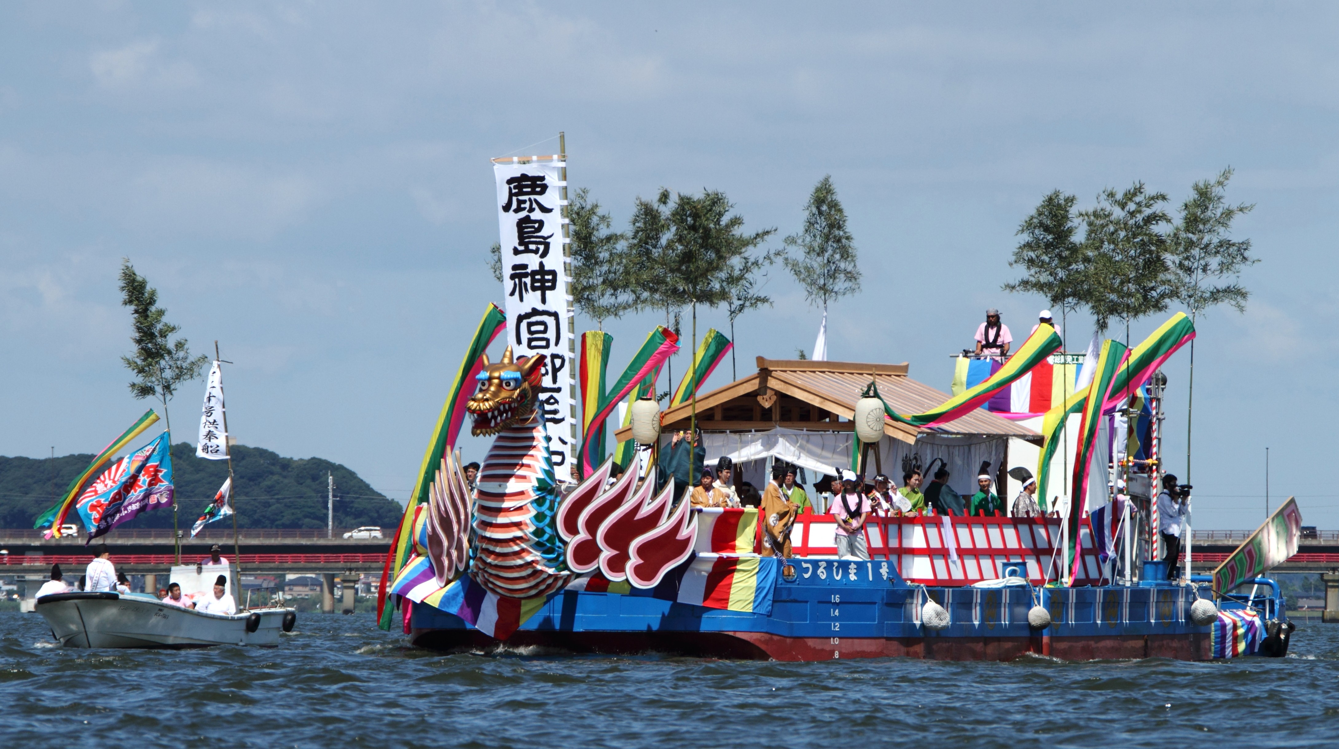 御船祭の様子