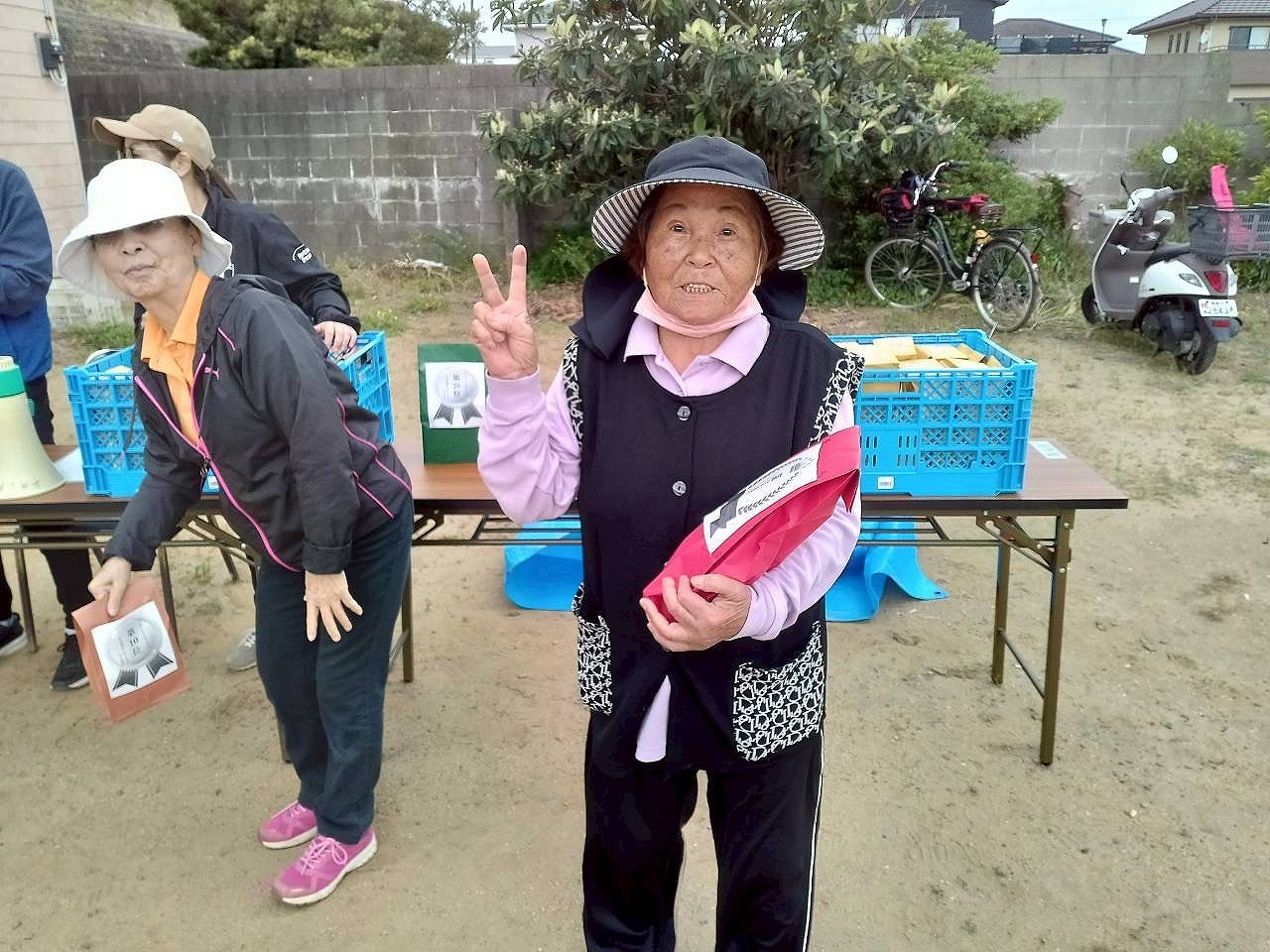 グラウンドゴルフの様子