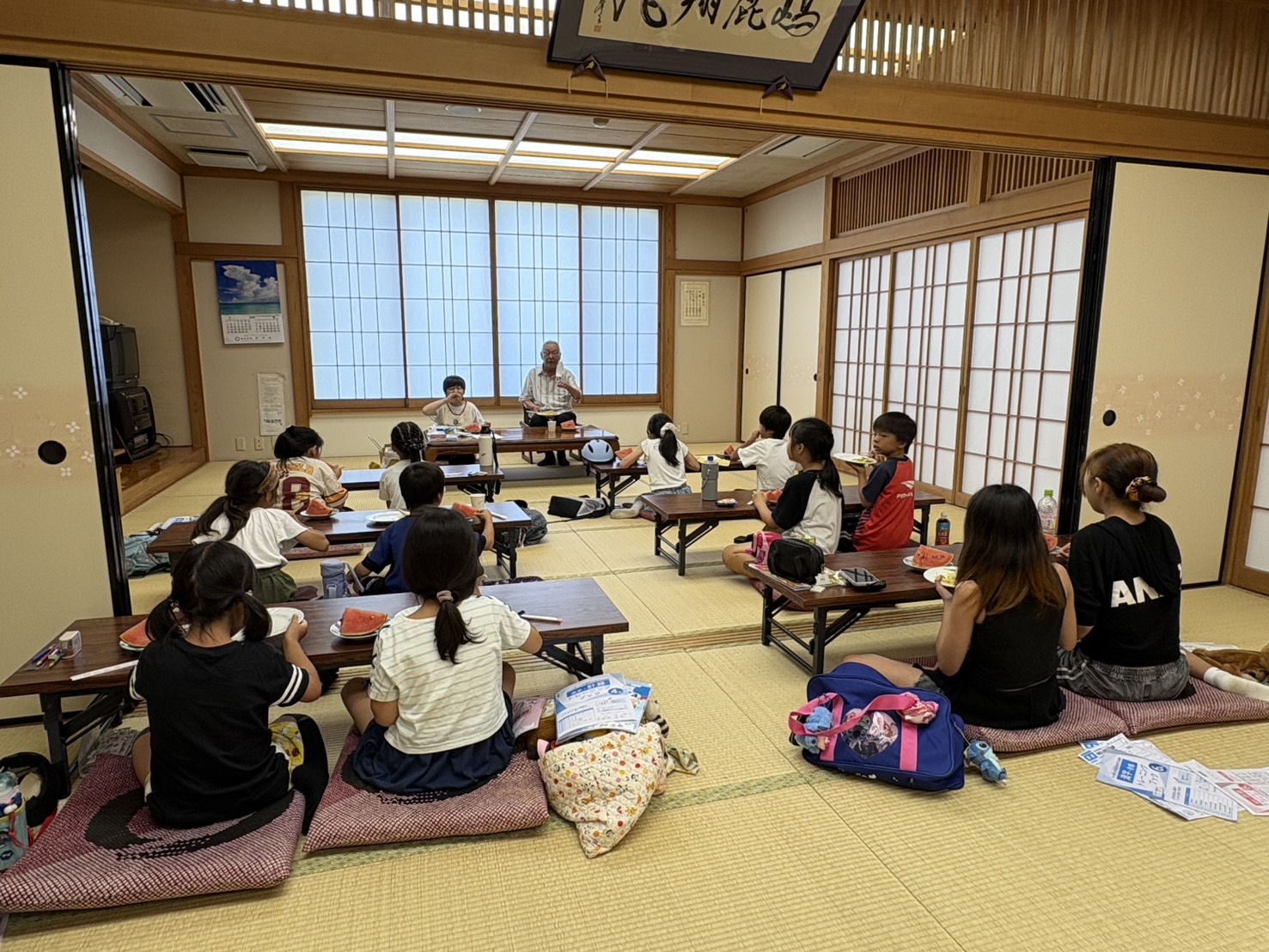 夏休み勉強会の様子