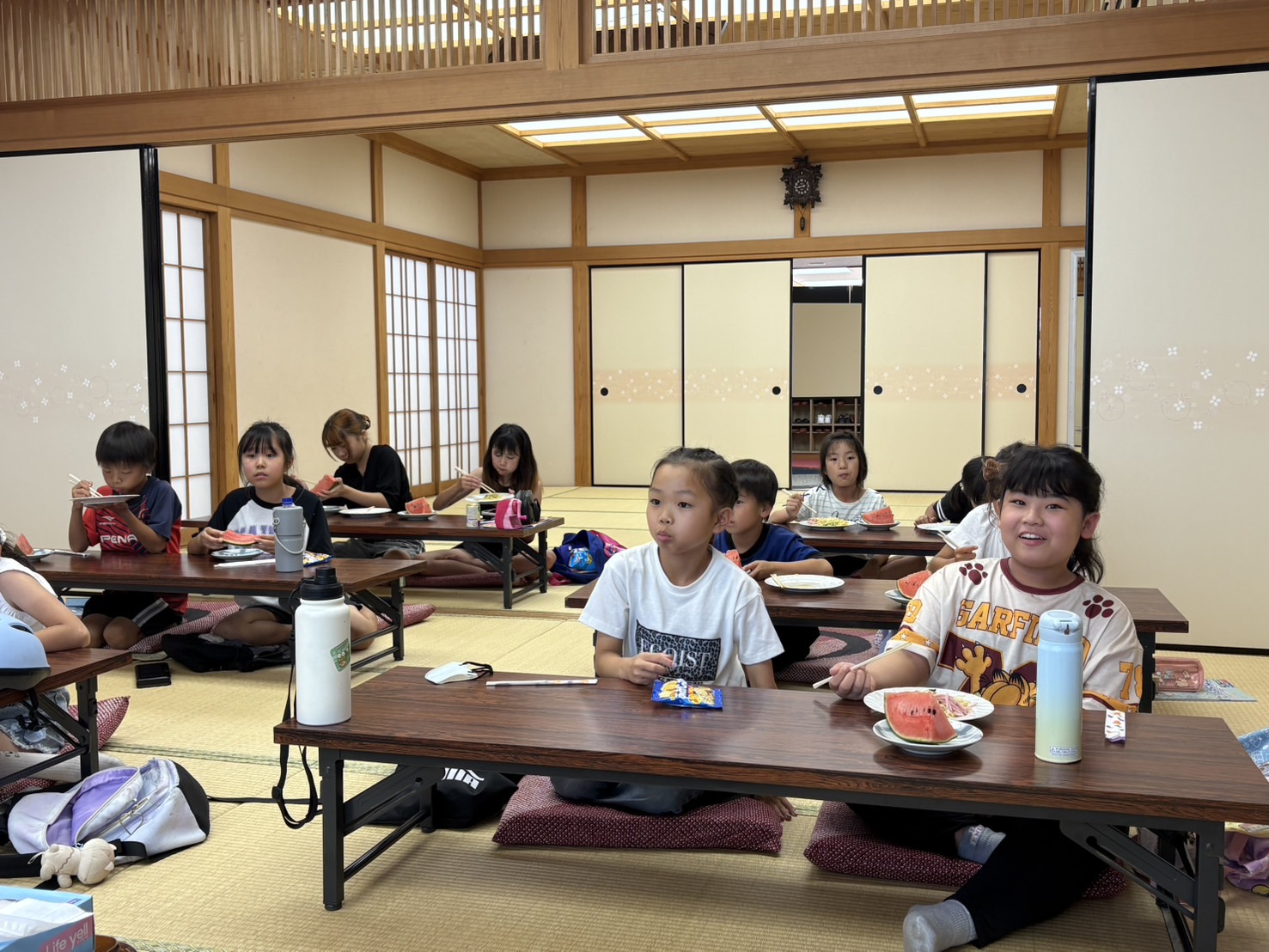 夏休み勉強会の様子