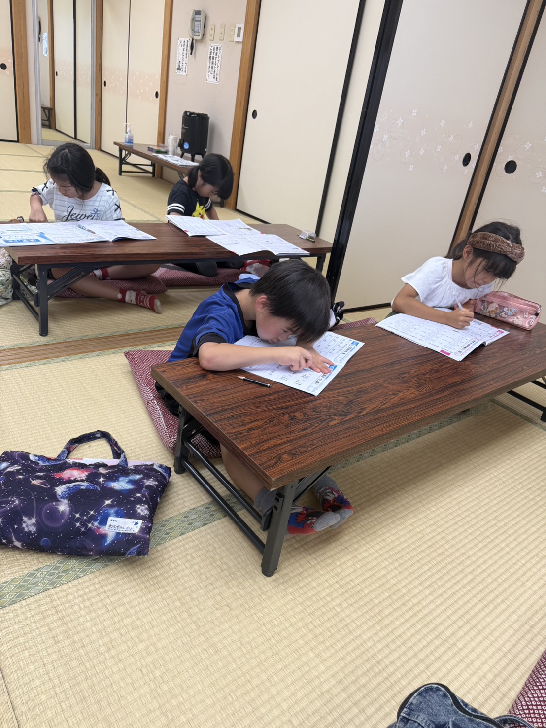 夏休み勉強会の様子