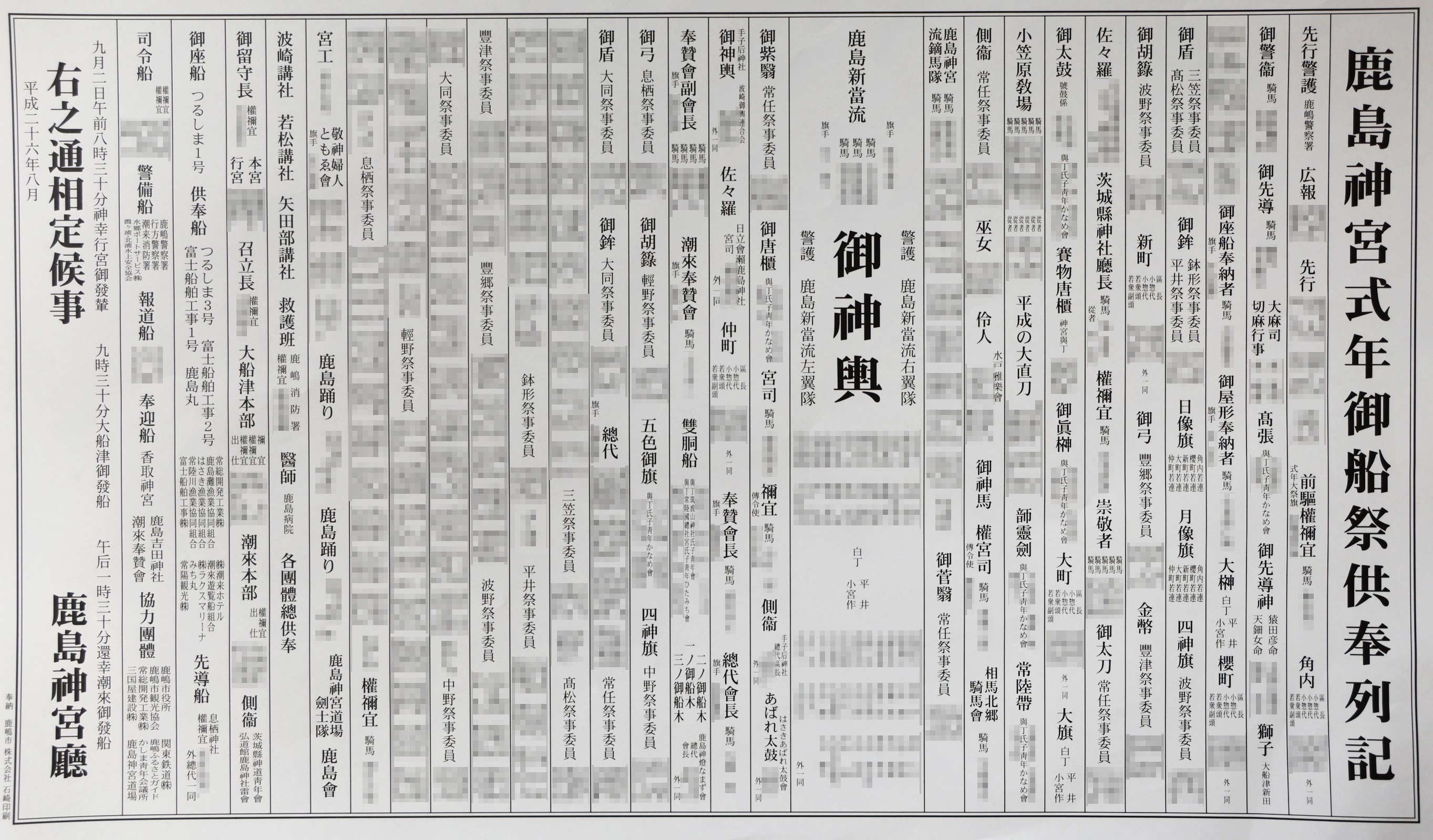 供奉行列(平成26年)