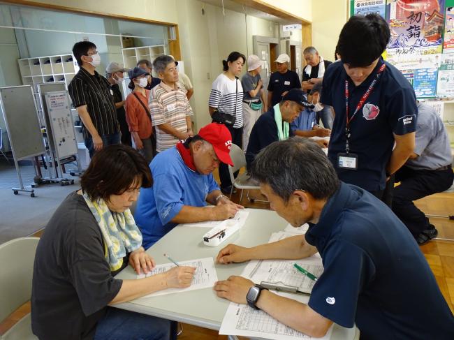 避難所開設運営訓練