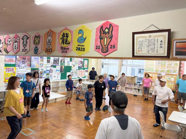 夏休み親子ラジオ体操