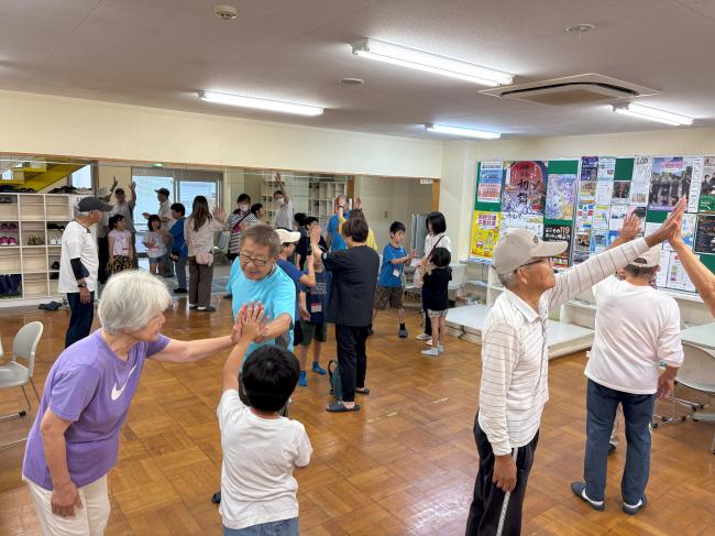 夏休み親子ラジオ体操