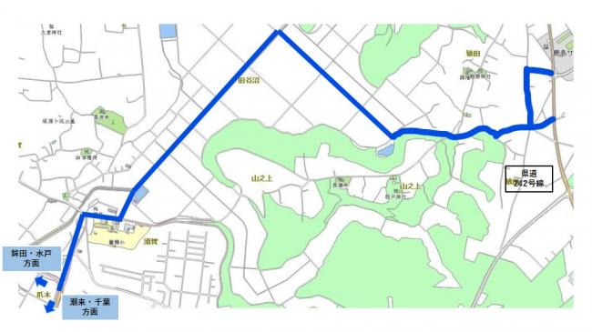 交通案内図_山之上区内全体図